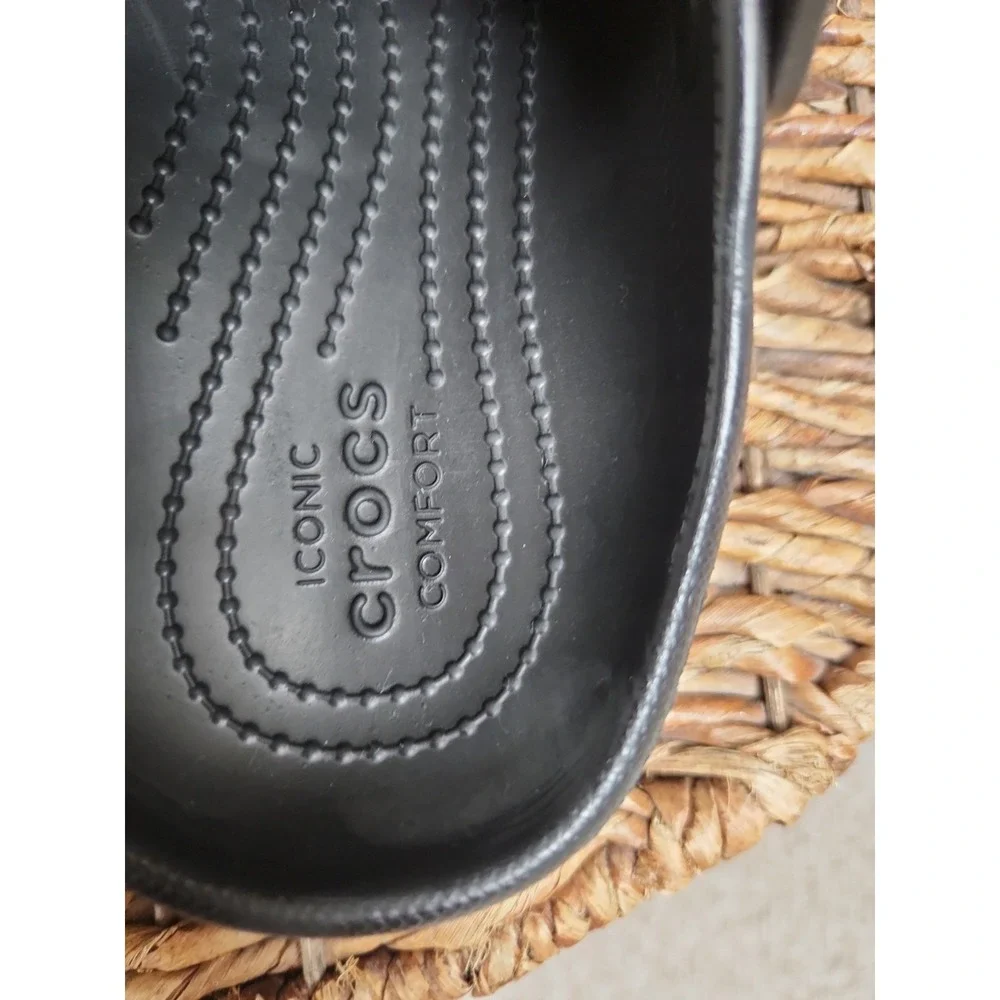Crocs x Pleasures All Terrain Clog Reflective Black Men's 6 Women's 8